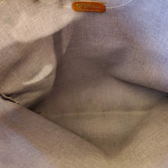 Zucca Fendi Shopper Tote Handbag Purse - Picture 4 of 8